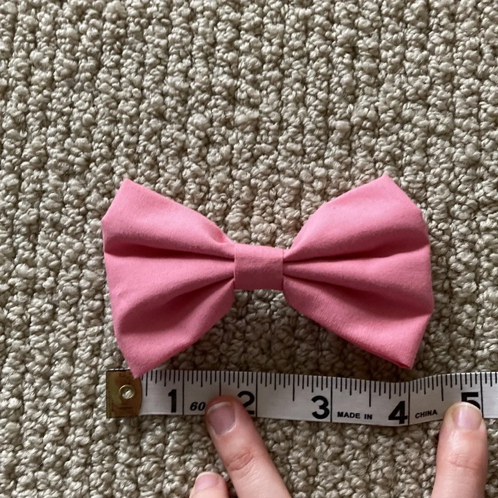 Pink Hair Bow Handmade Girls Women’s Unisex Like New All Hair Types